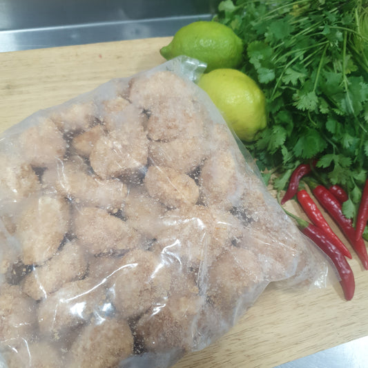 CRUMBED POPS CHEESE ( per kg )