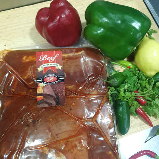 MARINATED STEAK ( Per kg )