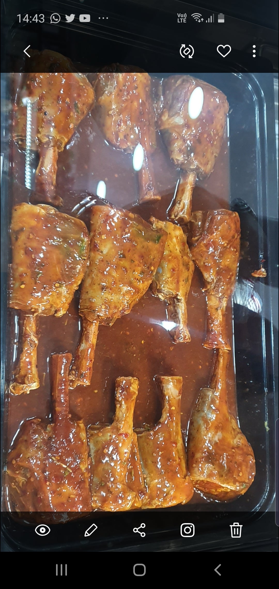 MARINATED LAMB SHANK ( Per kg )