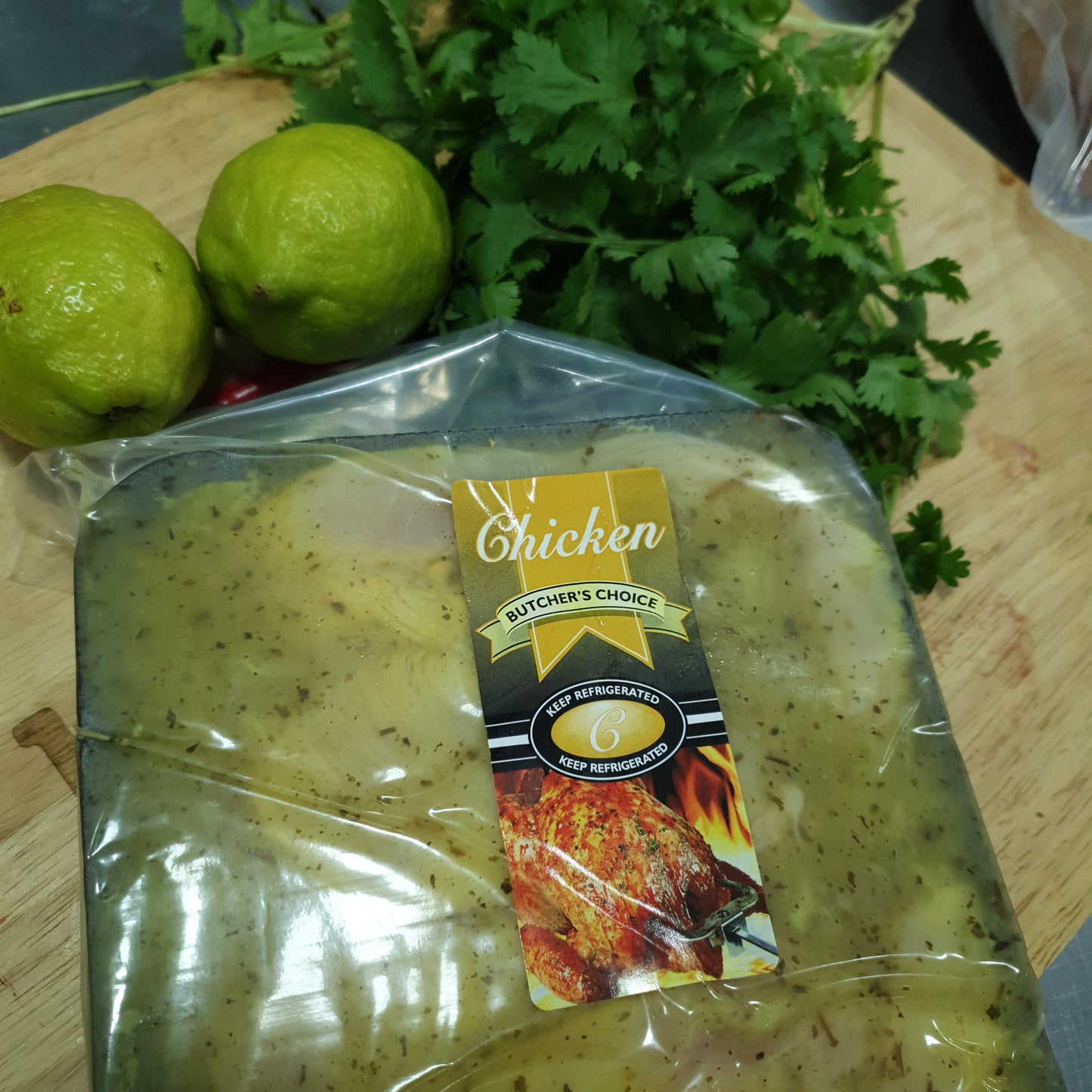 CHICKEN FILLET LEMON & HERB ( per kg )