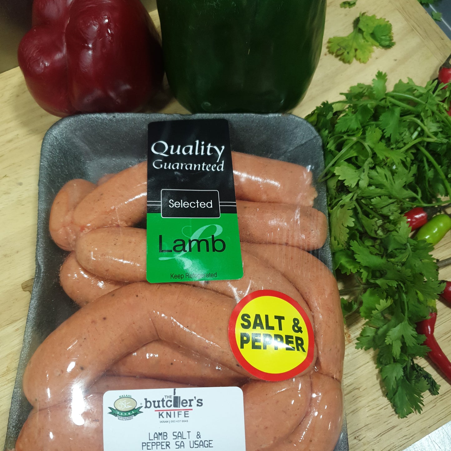 LAMB SALT & PEPPER SAUSAGE ( Per kg )